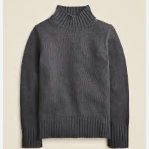 J.Crew Navy Blue Women's Turtleneck Cotton Sweater VGUC SZ Small